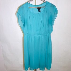 Spring Time Dress With Cinched Waist!